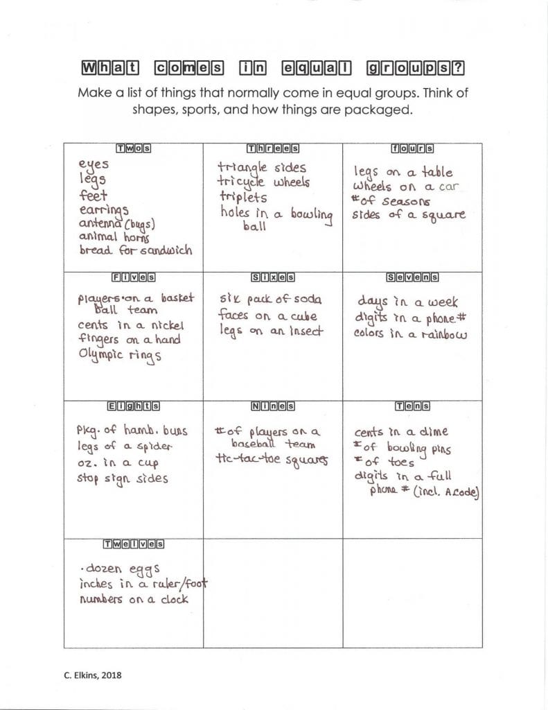 Teacher's Pet » 6x Multiplication Flower Full Sum